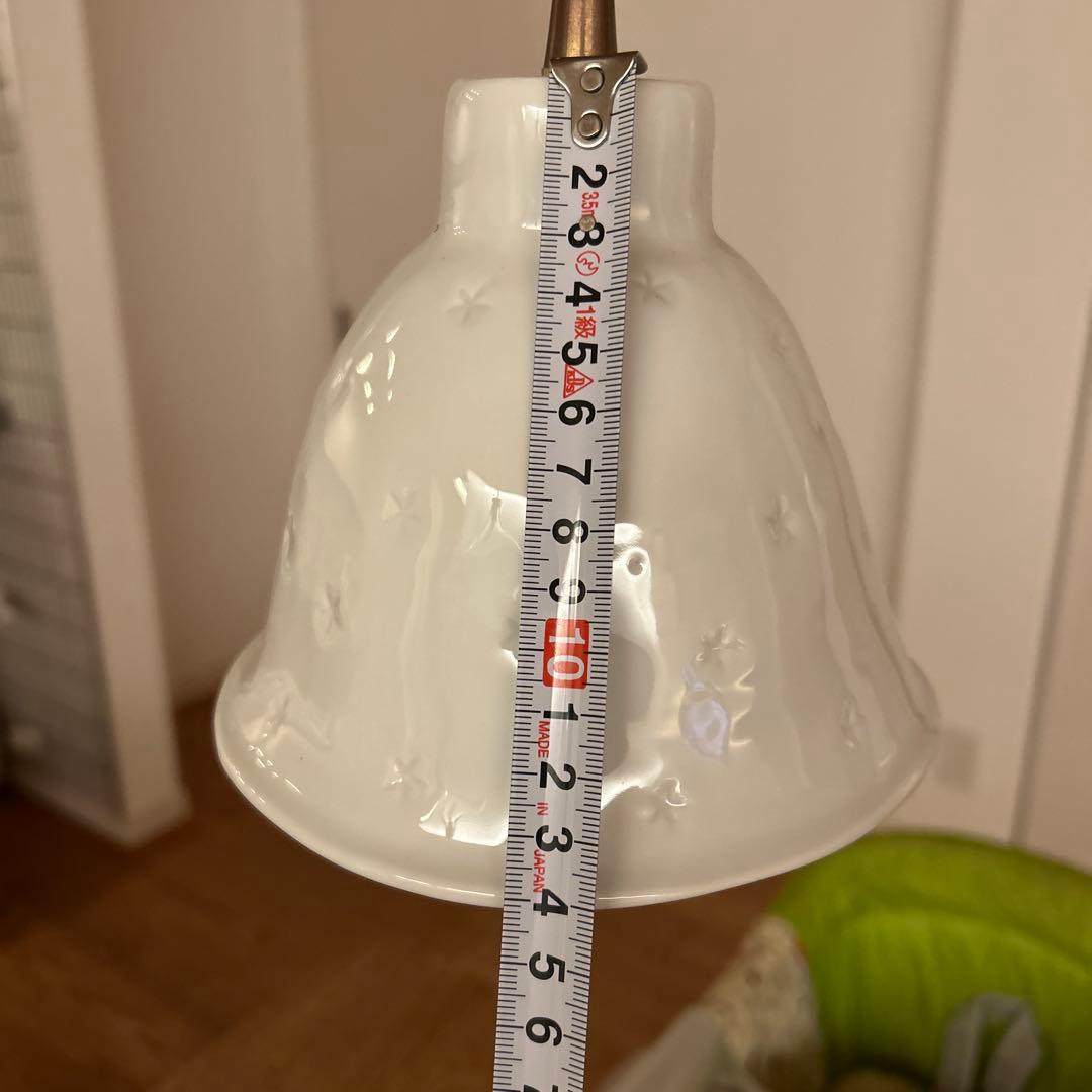 イギリス　アンティーク　ホワイト　ペンダントライト 星型