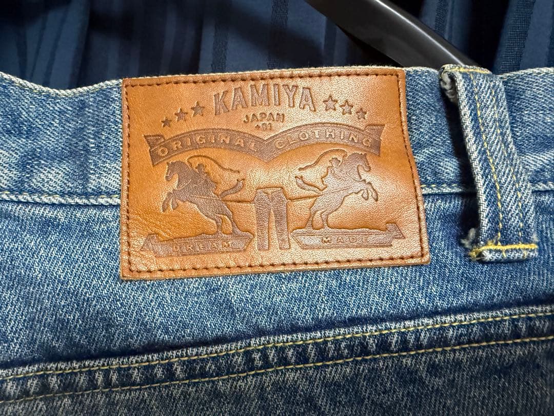 タ*ウ様 KAMIYA カミヤ　Denim Wide Pants 正規品