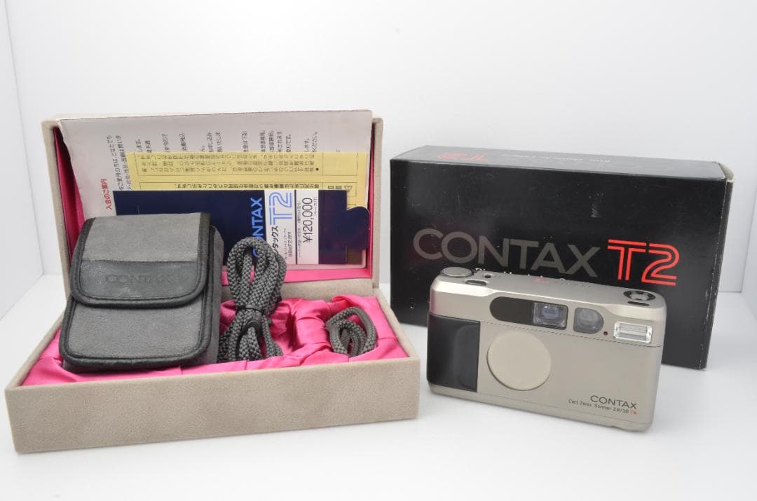 【美品】CONTAX コンタックス T2 ケース・箱等付属 【完動品】