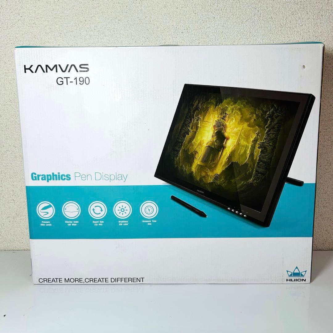 【極美品】19インチ 液晶ペンタブレット HUION KAMVAS gt-190