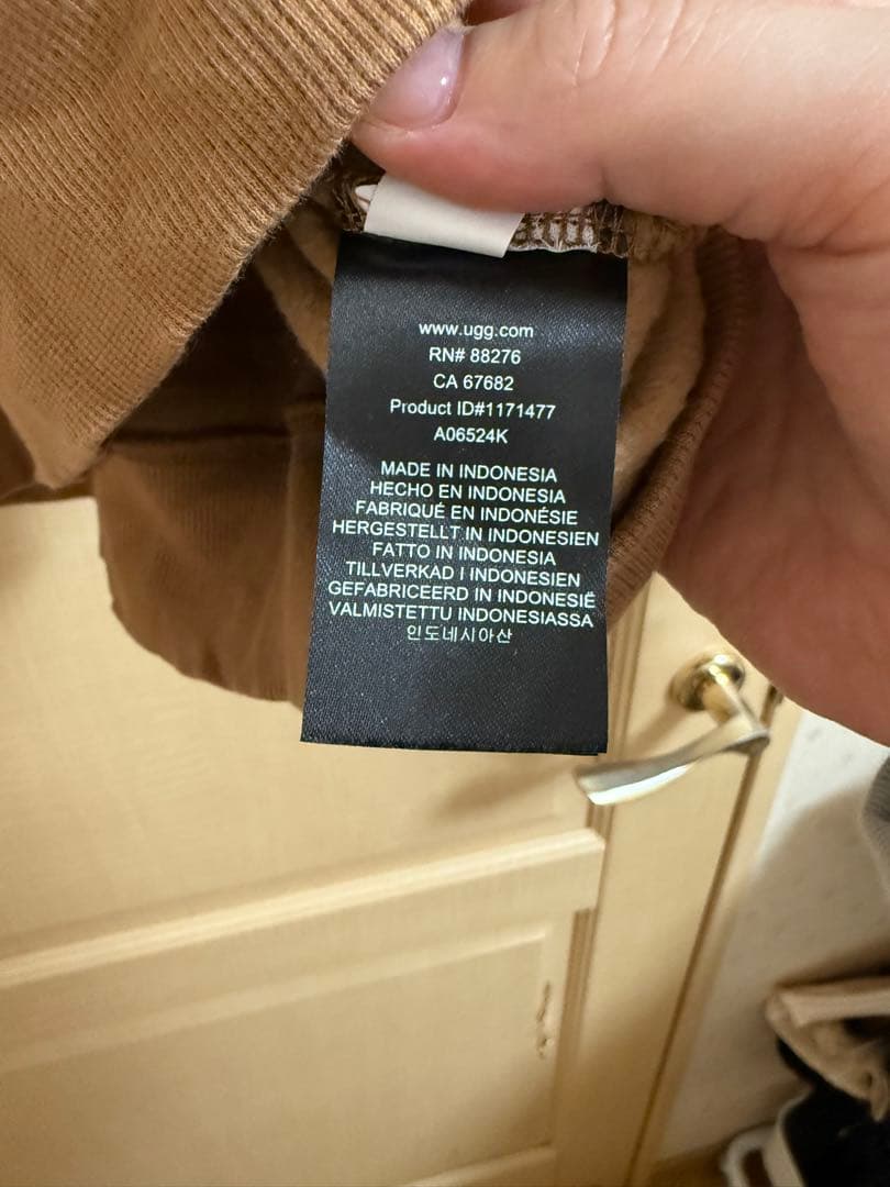 UGG アグ アグクルーネック トレーナー スウェット チェスナット