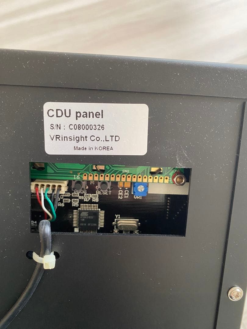 フライトシュミレーター　CDU パネル