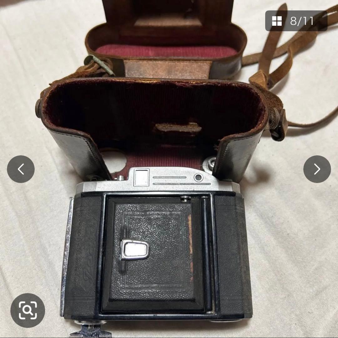 コニカ（Konica）のPearl III（パールIII）蛇腹カメラ アンティー