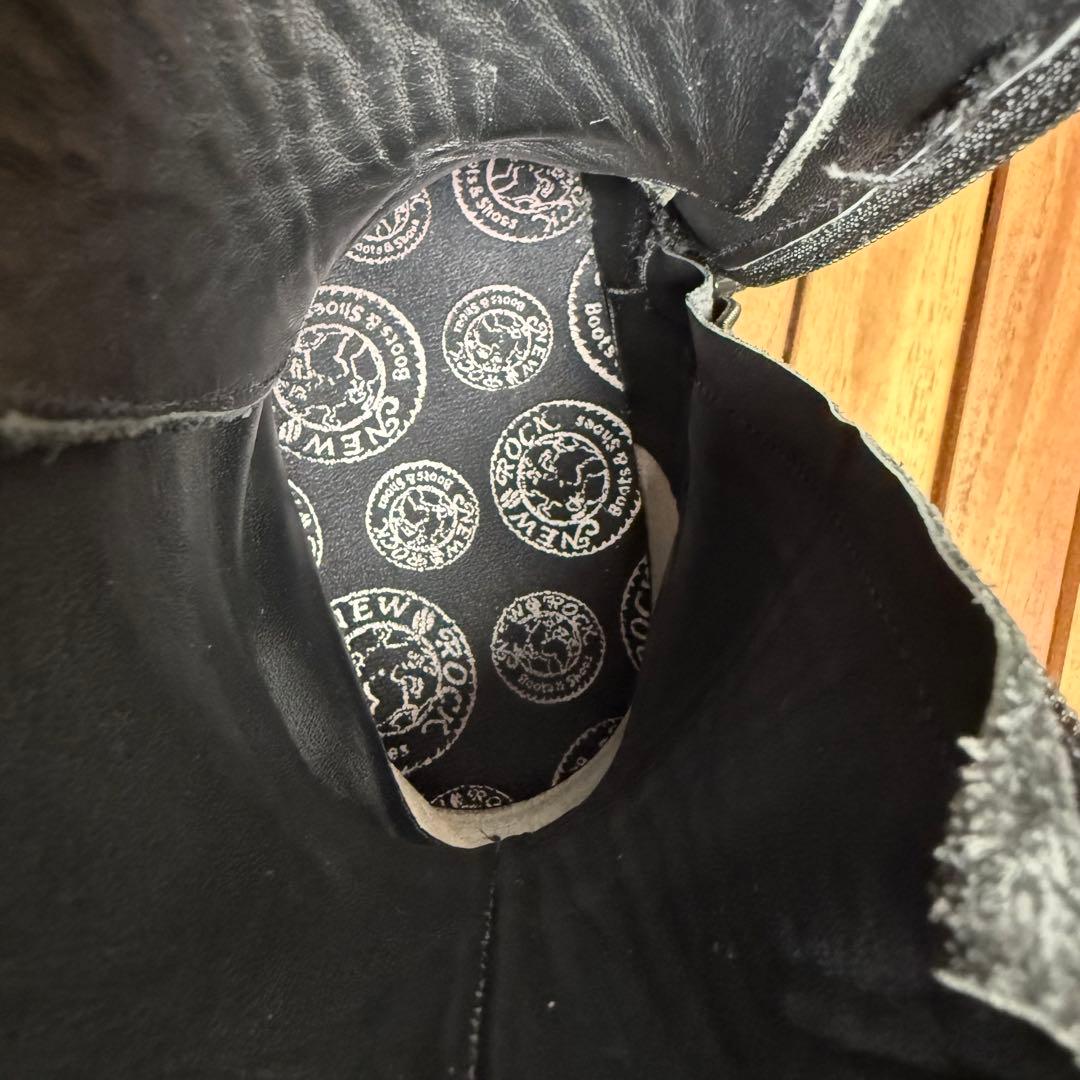 kou 様【41サイズ】NEW ROCK×ROSEN KREUZ 厚底 黒.