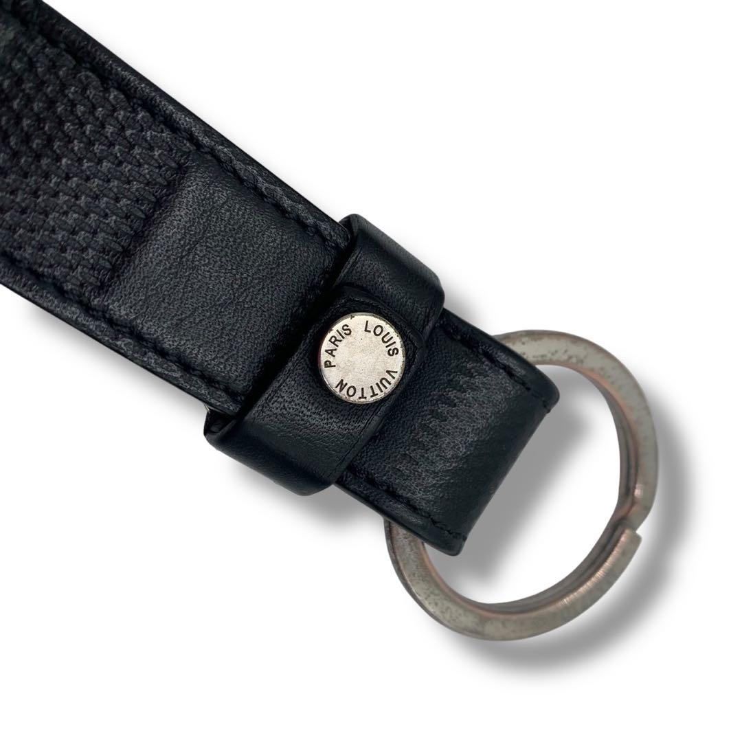 希少✨ルイヴィトン キーリング キーホルダー ダミエ LVロゴ ドラゴンヌ 黒