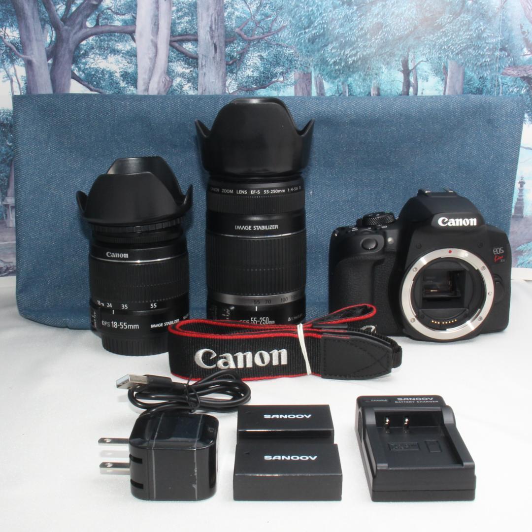 ❤️最新高性能モデル❤️Canon Kiss X10i 超望遠ダブルレンズ❤️