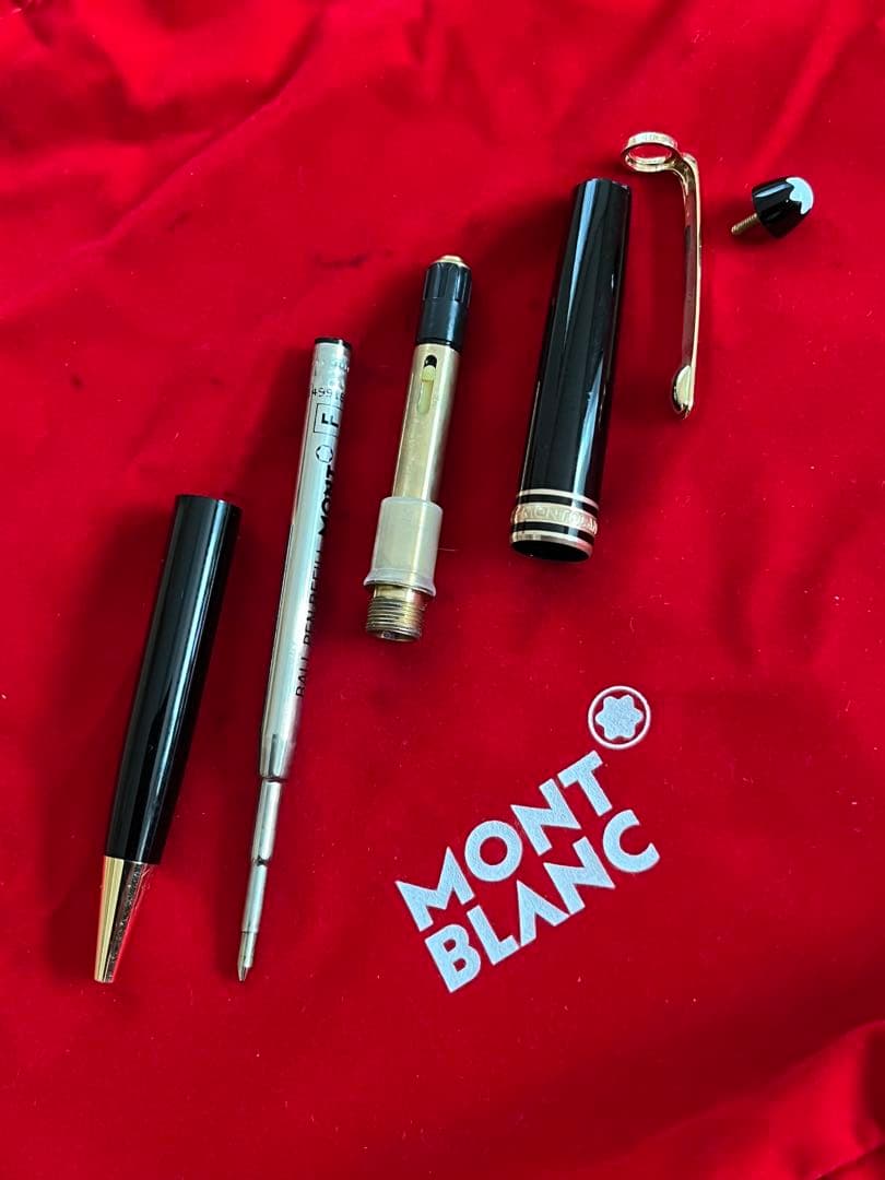 美品‼️モンブランボールペン マイスターシュテュック 164❗️リフィル新品‼️