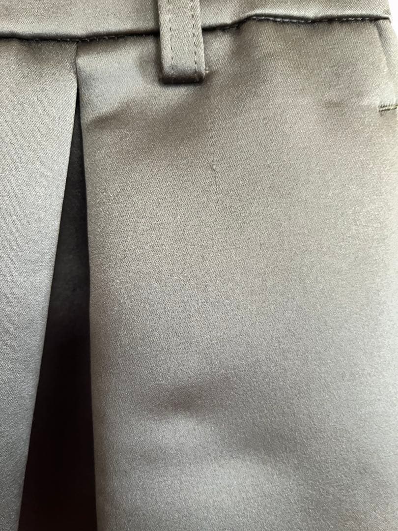 ヘイブ　heve サテンフレアガウチョパンツ