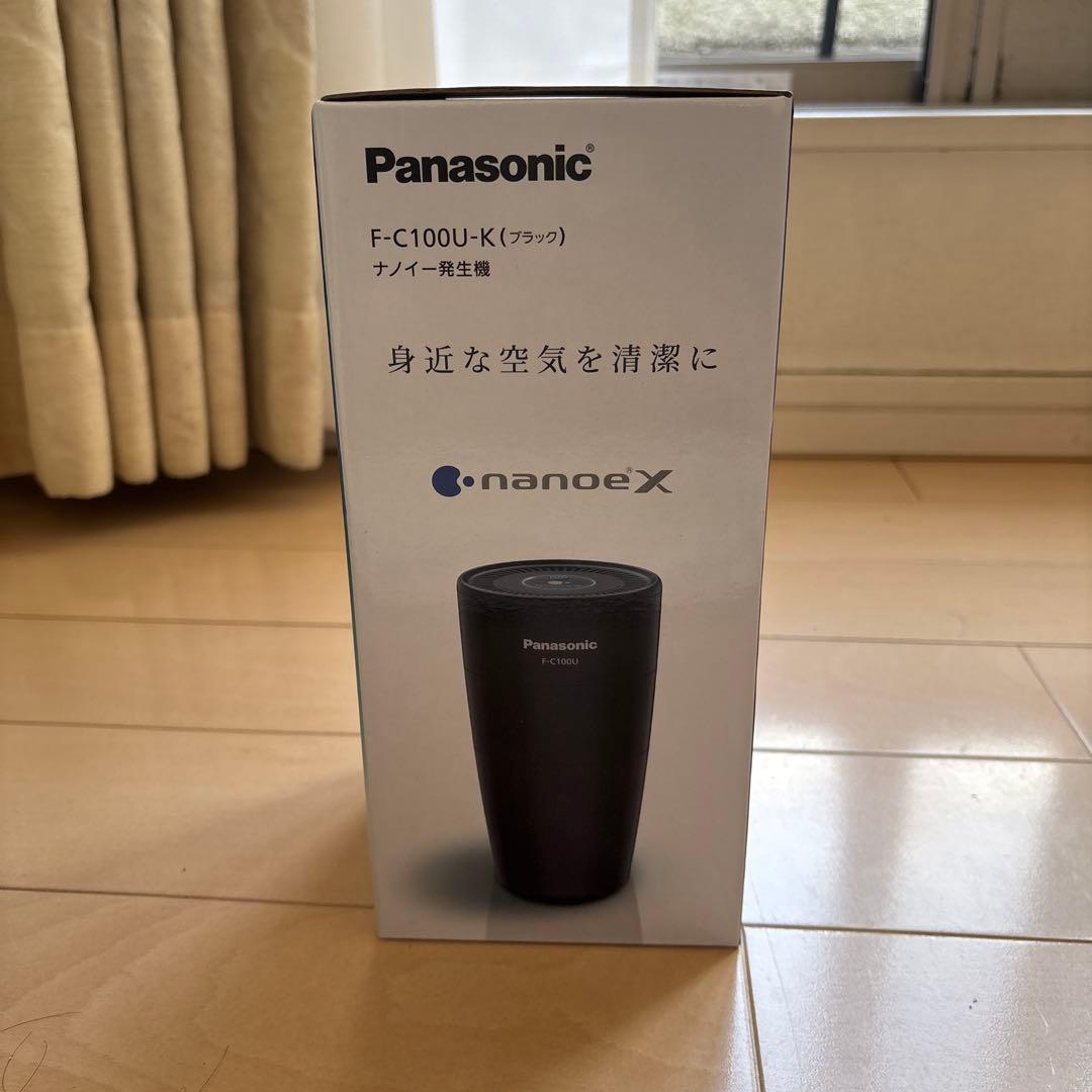 新品Panasonic F-C100U-K ブラック ナノイー発生器