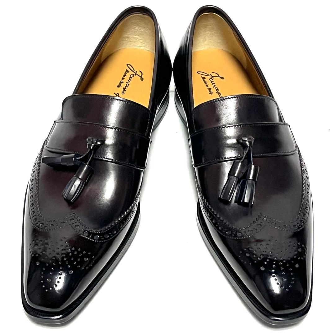 ★新品★FRANCESCO BENIGNO★イタリア製★タッセルローファー★25