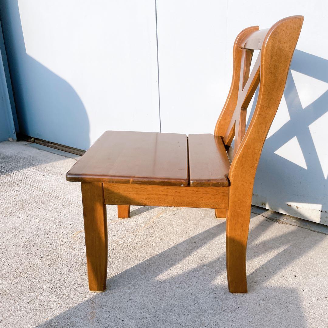 【美品送料込】フランスベッド ウッドチェア 木製ダイニングチェア 2脚セット