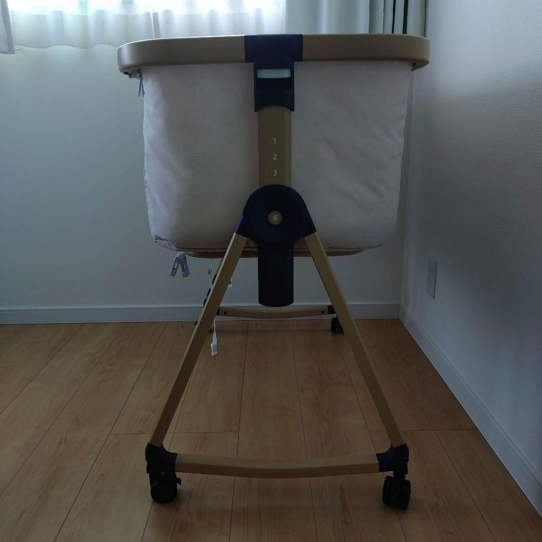 【美品】HZDMJ 2025年モデル 添い寝 ベビーベッド 高さ調整可能