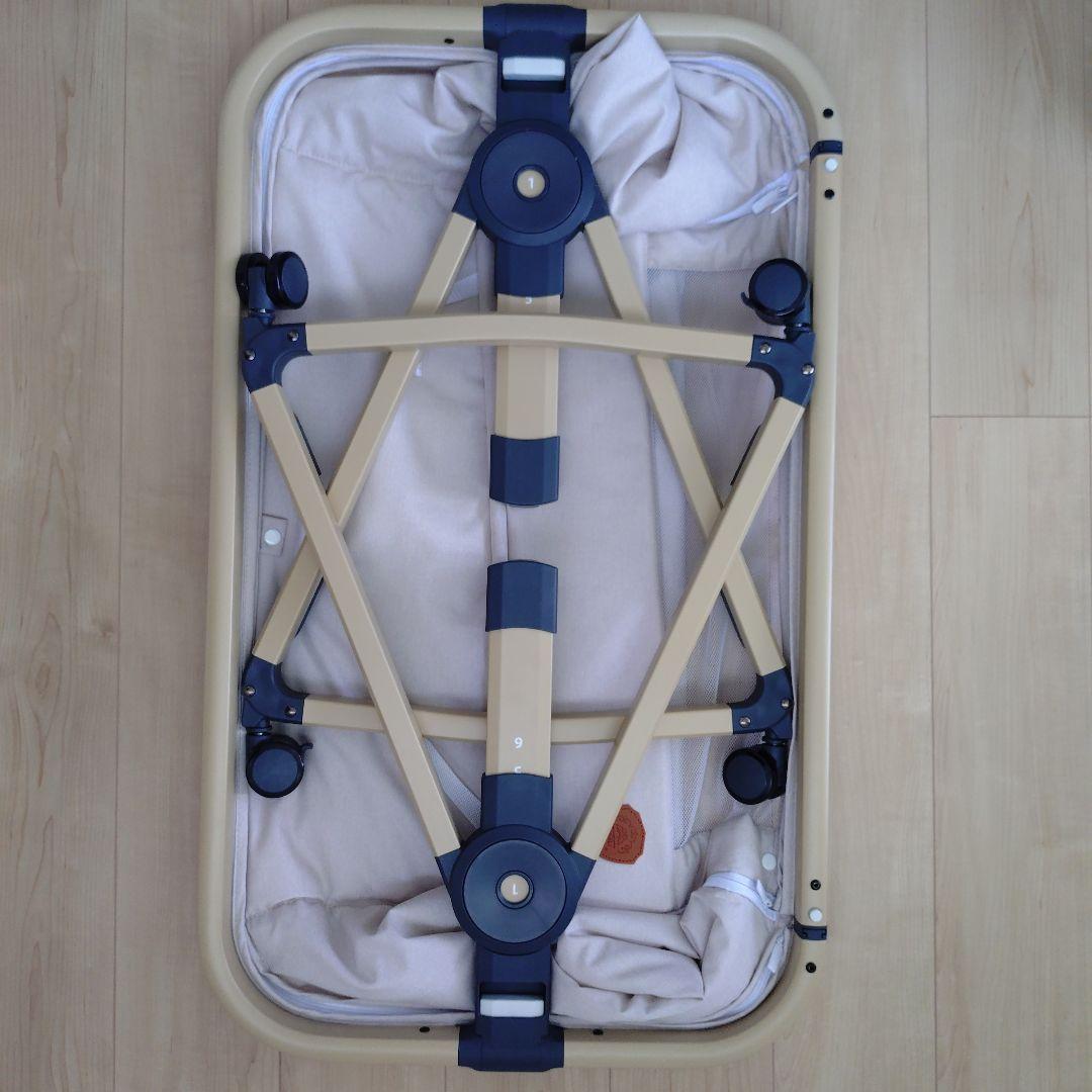 【美品】HZDMJ 2025年モデル 添い寝 ベビーベッド 高さ調整可能