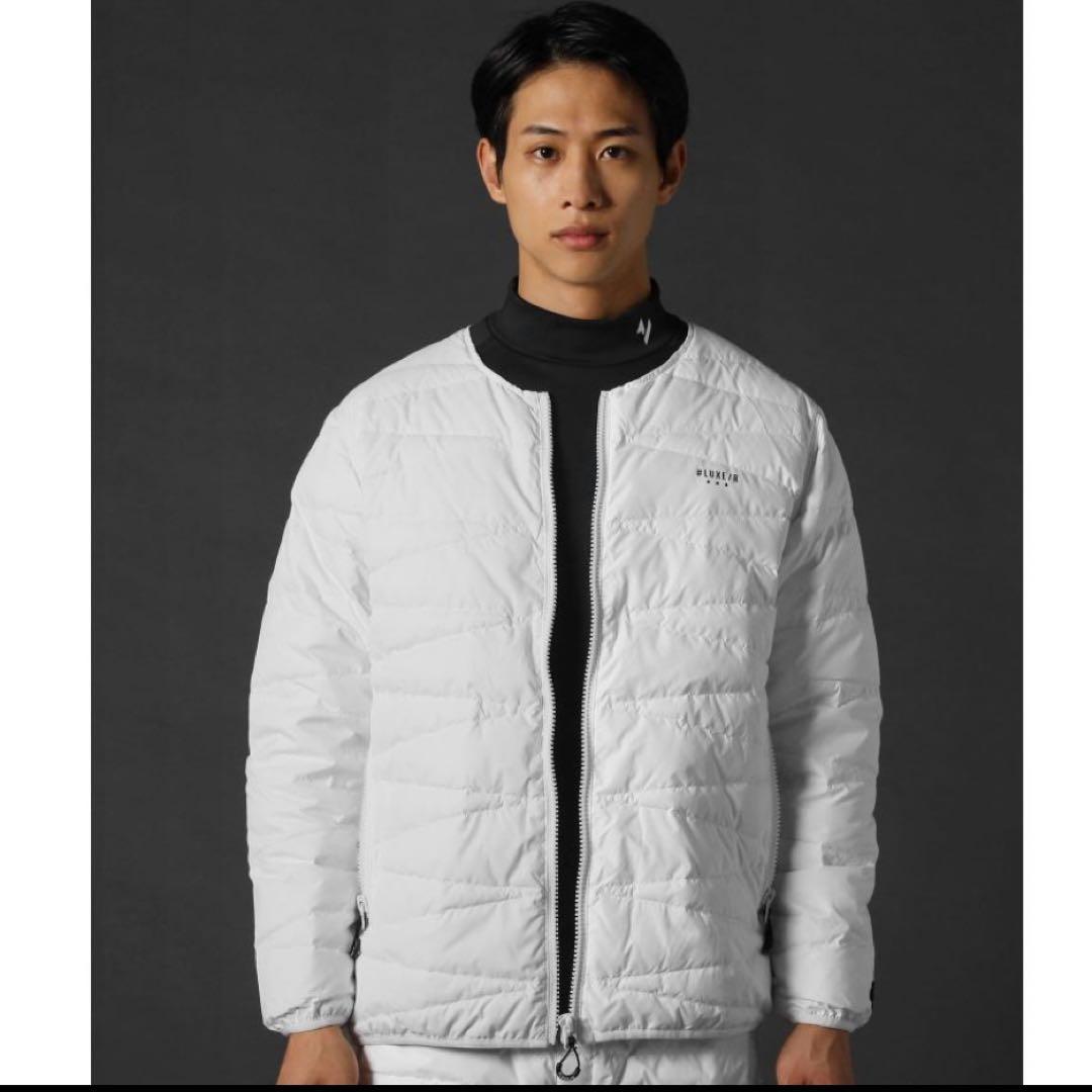 LUXE/R ダウンジャケット ノーカラージャケット ゴルフ