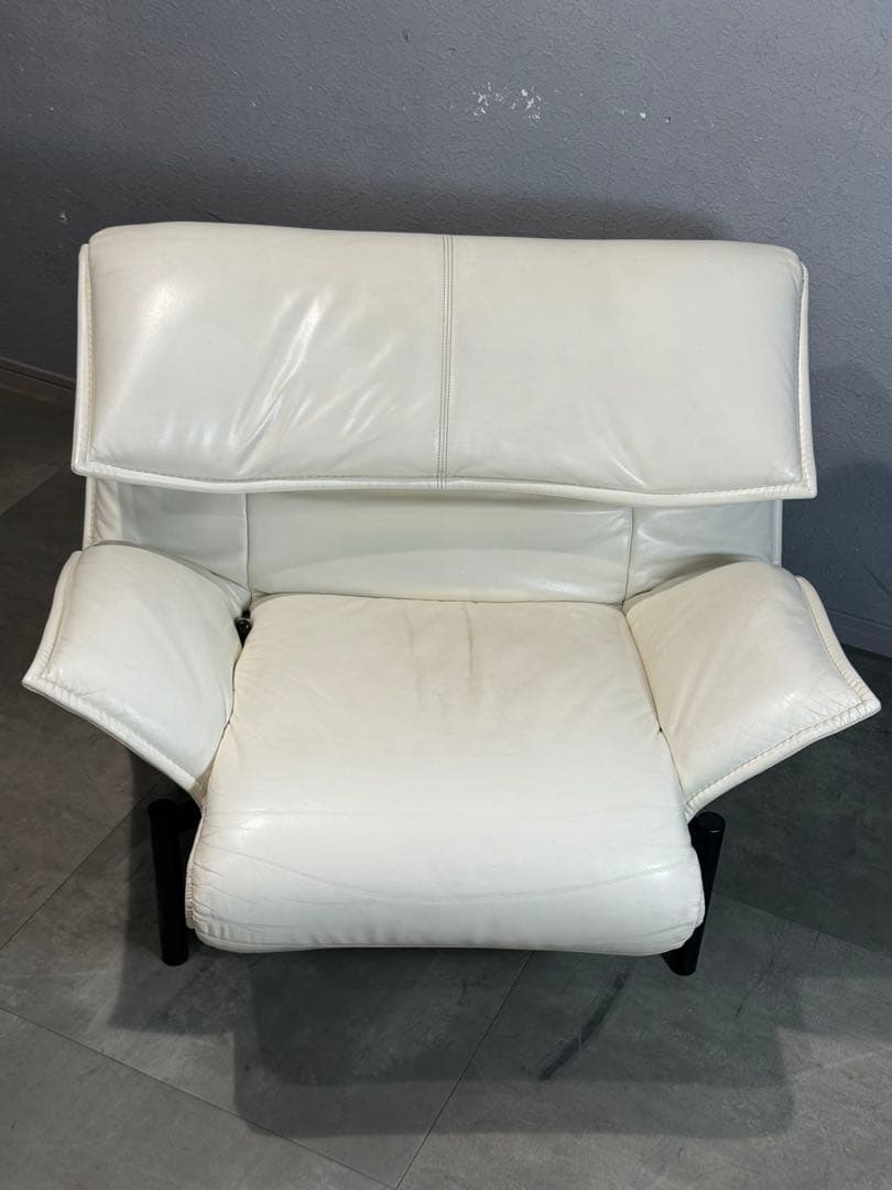 カッシーナ　ヴェランダ　総本革　レザー　リクライニングソファ　モダン