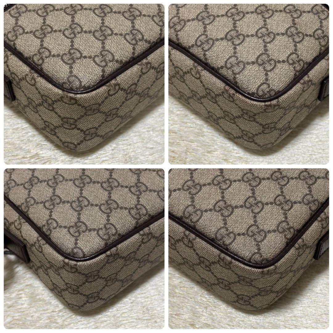 513✨極美品✨グッチ ショルダーバッグ カメラバッグ GGスプリーム 斜め掛け