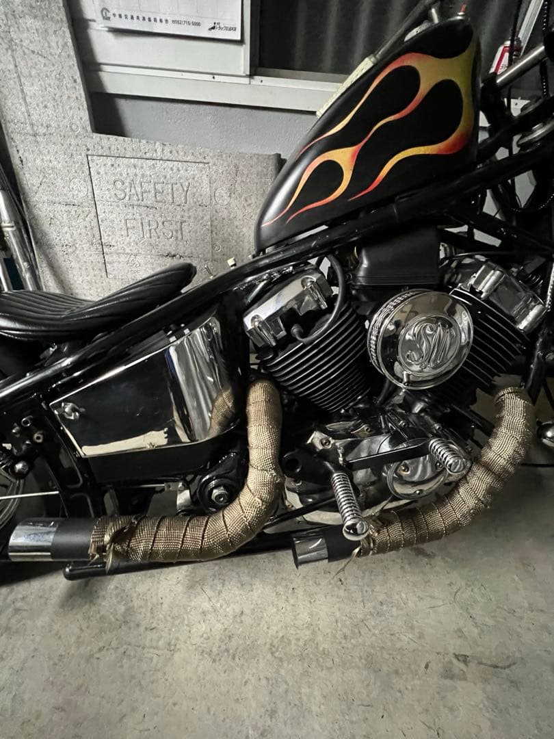 ドラックスター400 ショートマフラー