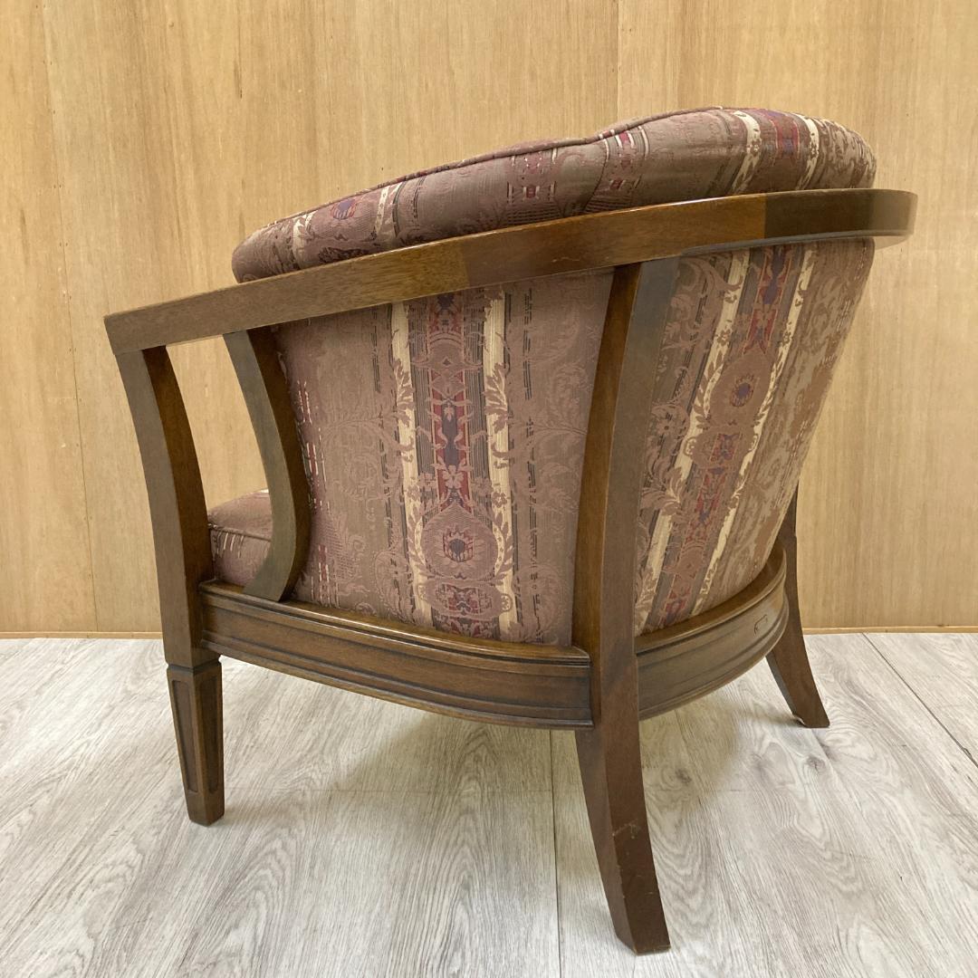 【マルニ】地中海 ロイヤル シャルル アームチェア 1人掛けソファ　椅子　B