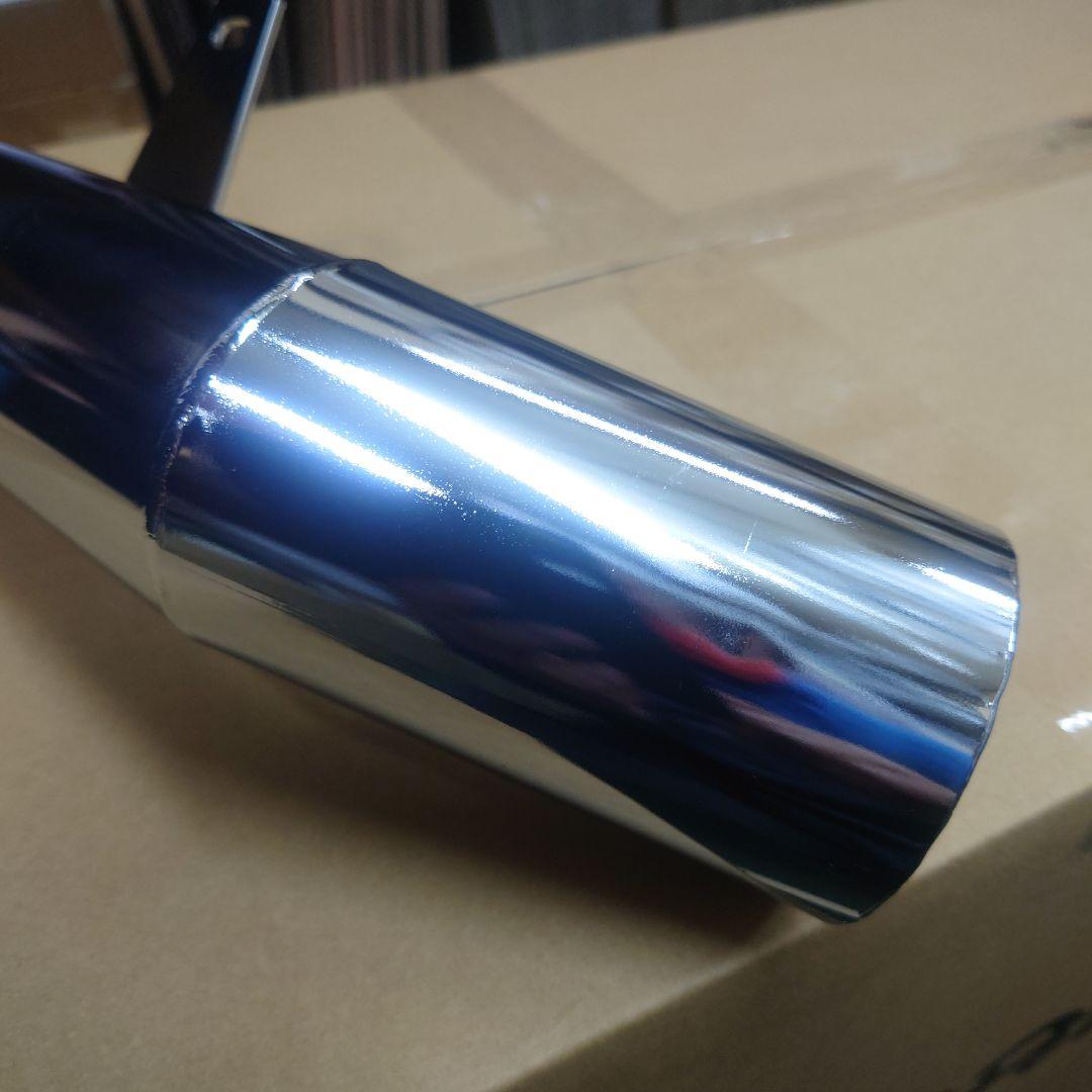 Z900RS訳ありスリップオンマフラースチールメッキ ORM製