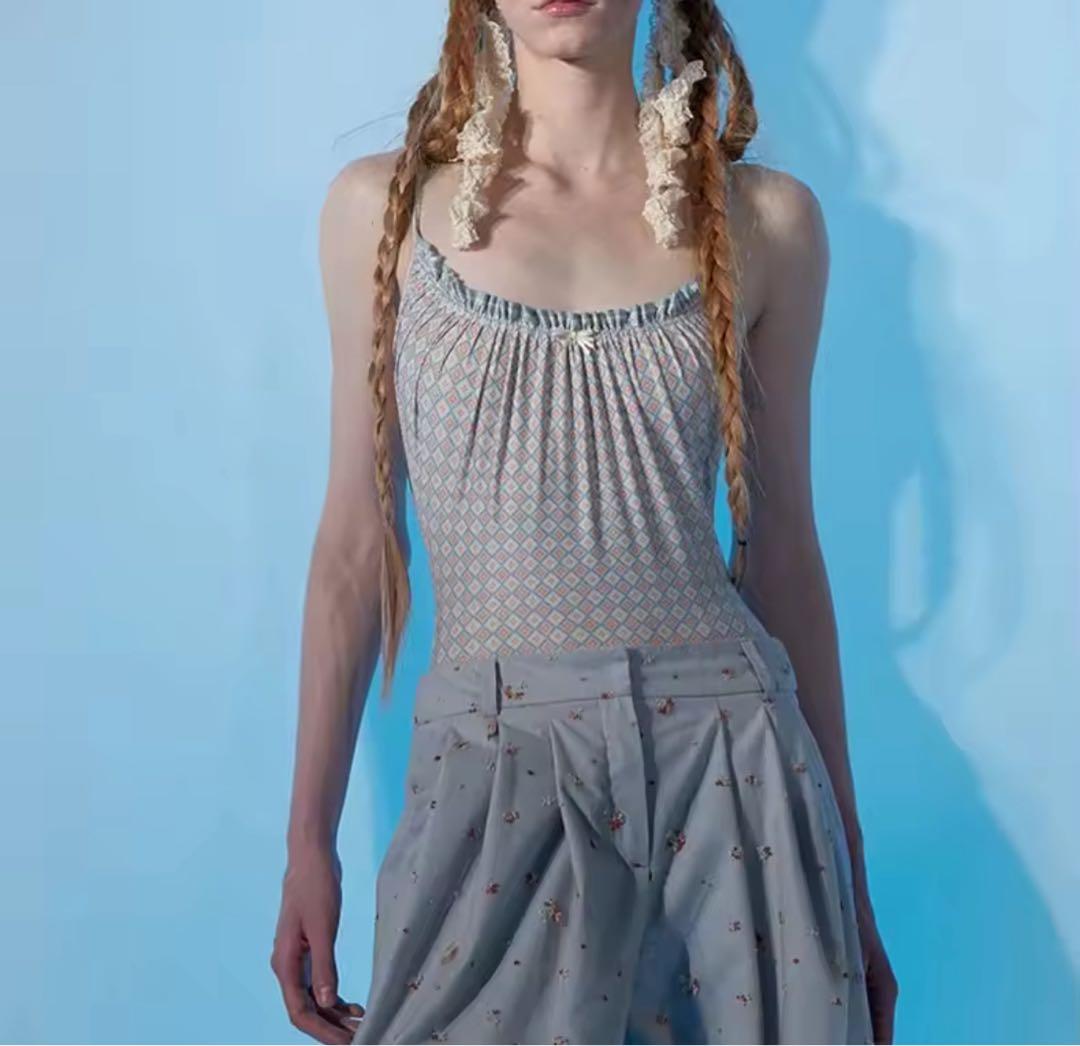 水玉模様フリル付きレオタード S バレエ ダンス 大人