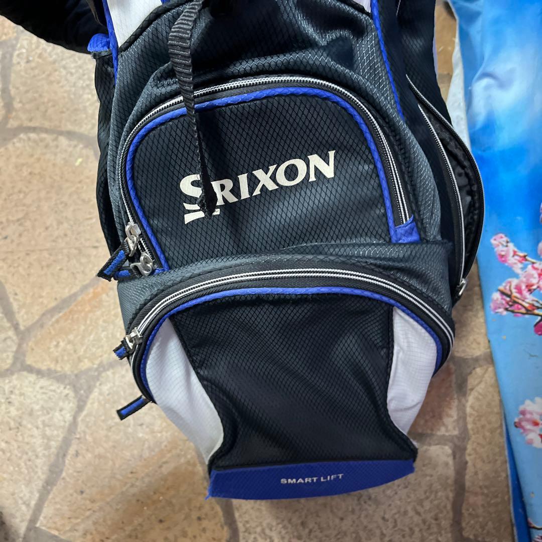 寶BT-1064 SRIXON スタンドキャディバッグ ブルーブラック