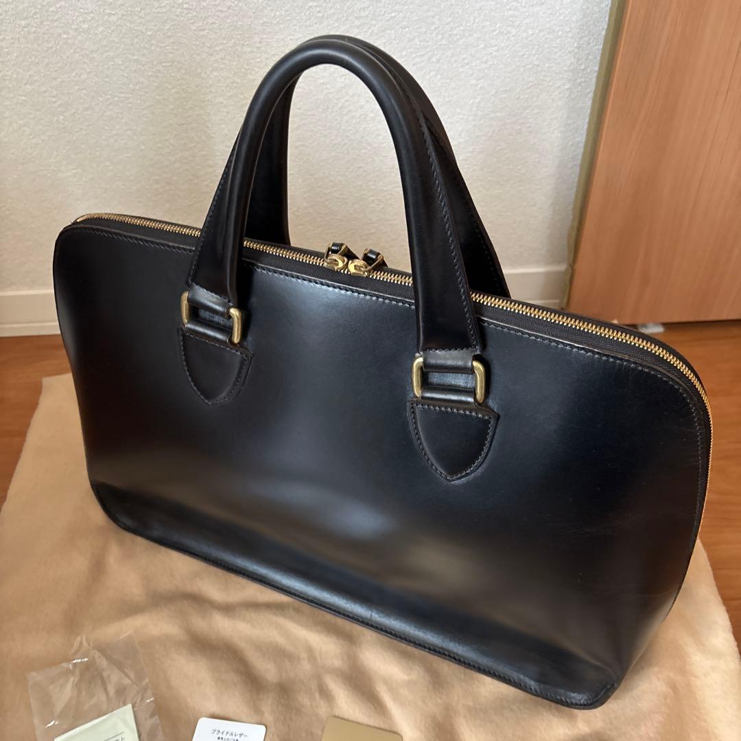 GANZO ブライドルレザー　ブリーフケース