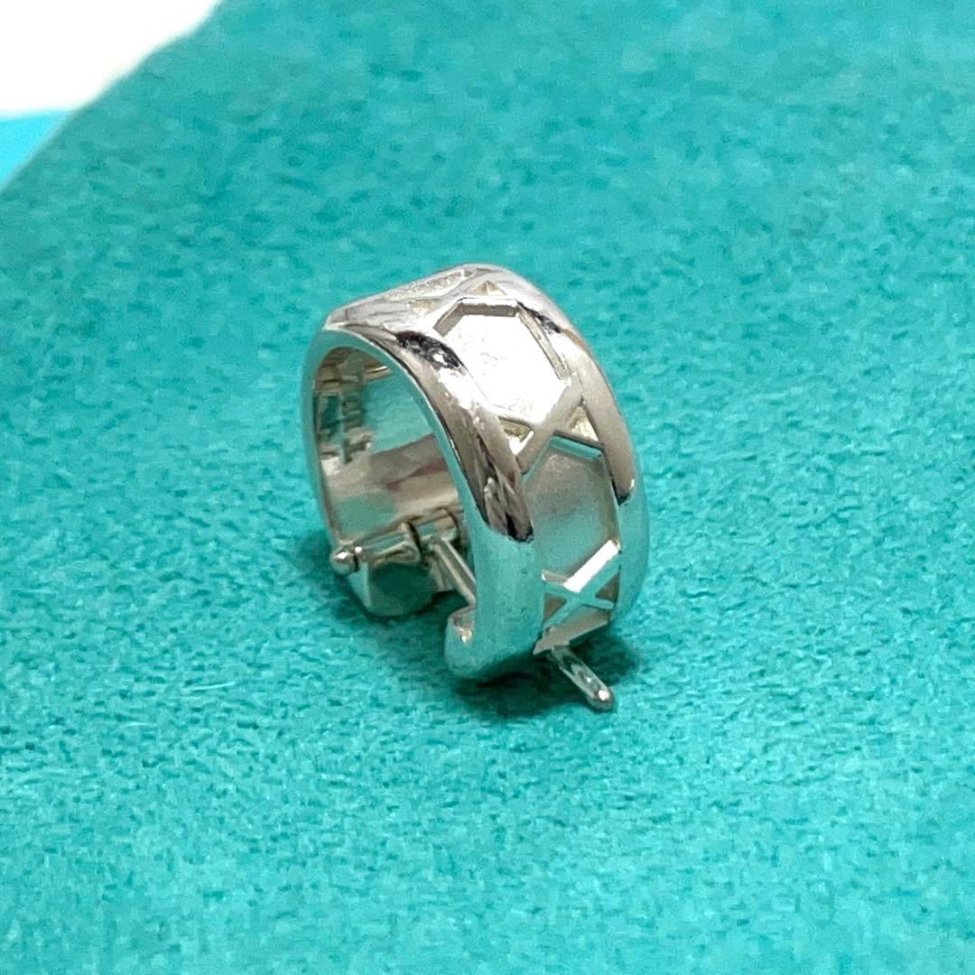 【極美品】ティファニー　アトラスフープピアス片耳　メンズ/レディース　925