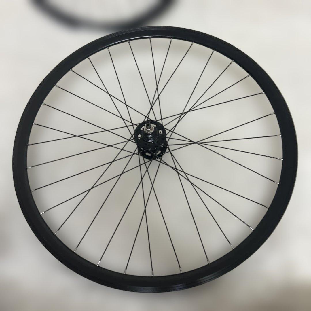 【極美品】ピスト用　ホイール 前後セット　ブラック