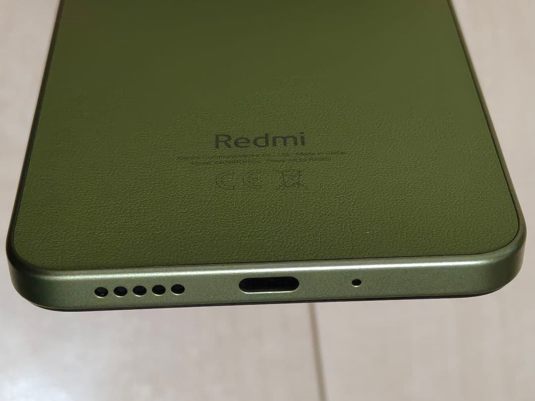 Xiaomi　redme 14c　セージグリーン　中古 アダプターとケーブルなし