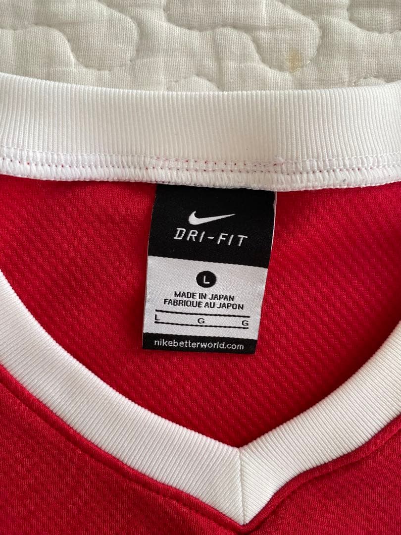 サッカーシャツ　東福岡　10番 Dri-FIT Nikeレッドシャツ