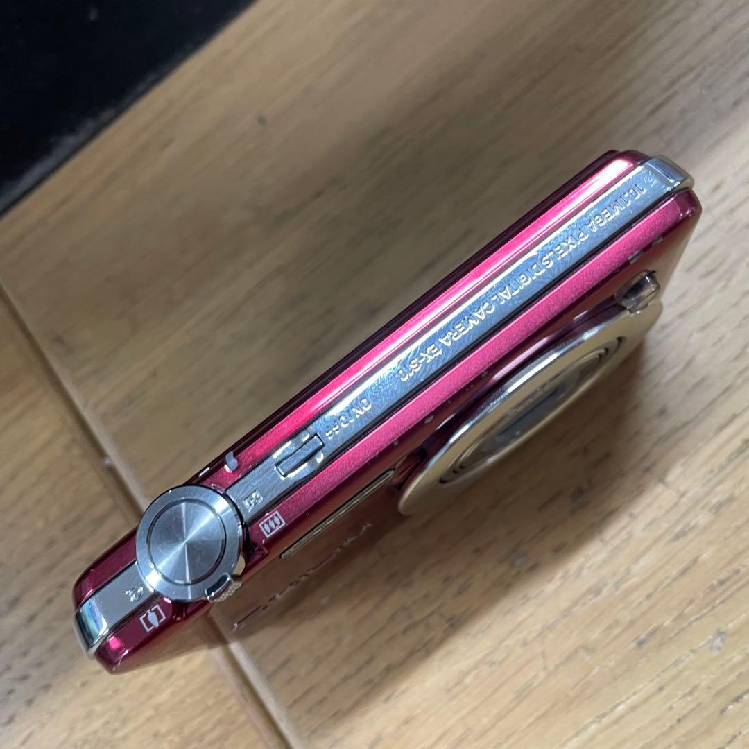 動作品 Casio EX-ZS10 レッド コンパクトデジタルカメラ