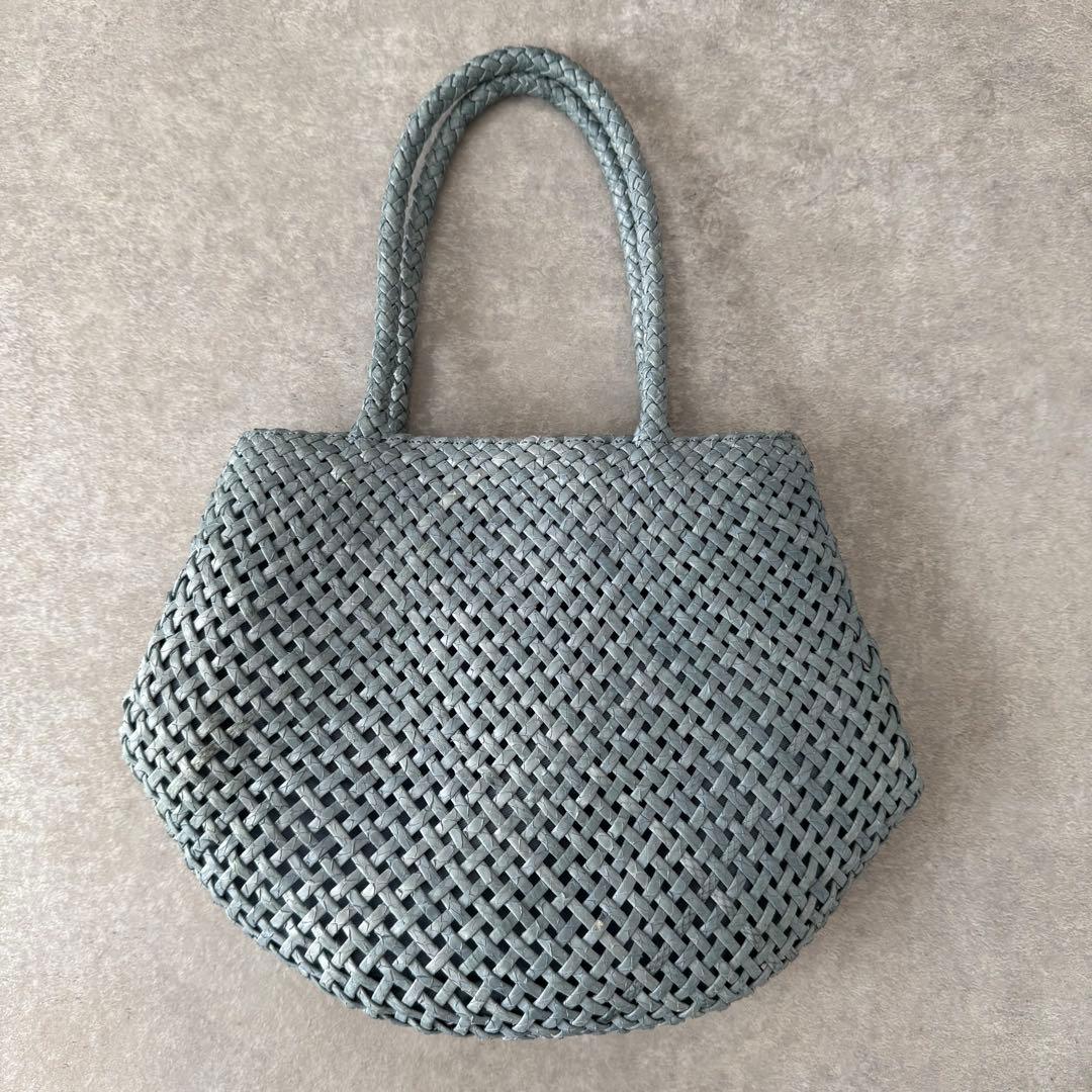 【定価3万】銀座ヨシノヤ パイソンレザー イントレチャートバッグ メッシュ 蛇革