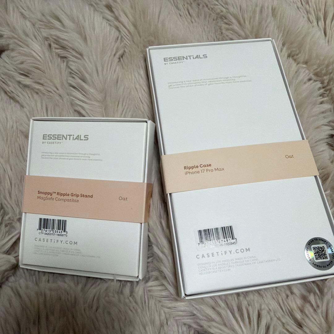 iPhone17promax☺︎︎︎︎ CASETiFY☺︎︎︎︎ケースグリップスタンド　セット