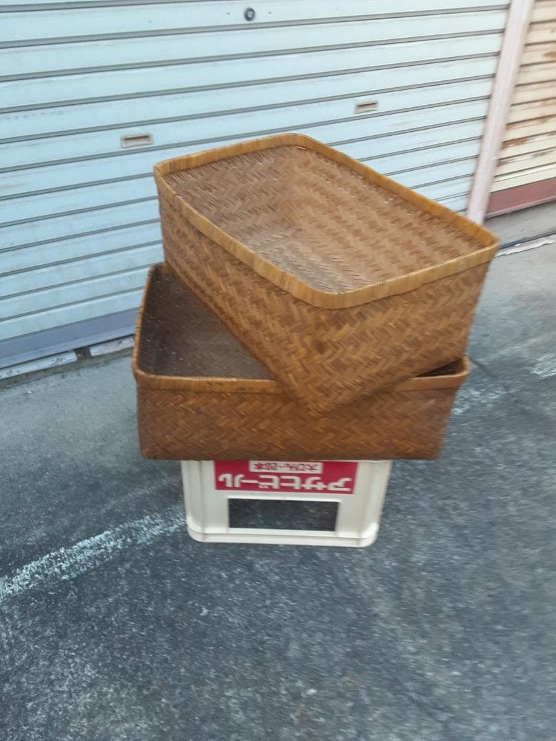 昭和レトロ柳行李