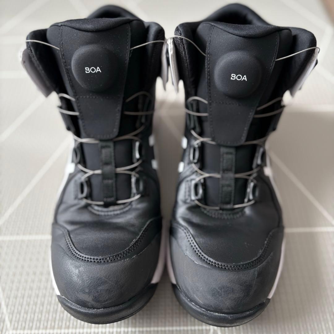 アシックス 安全靴 BOA ウィンジョブ ハイカット CP304 ブラック
