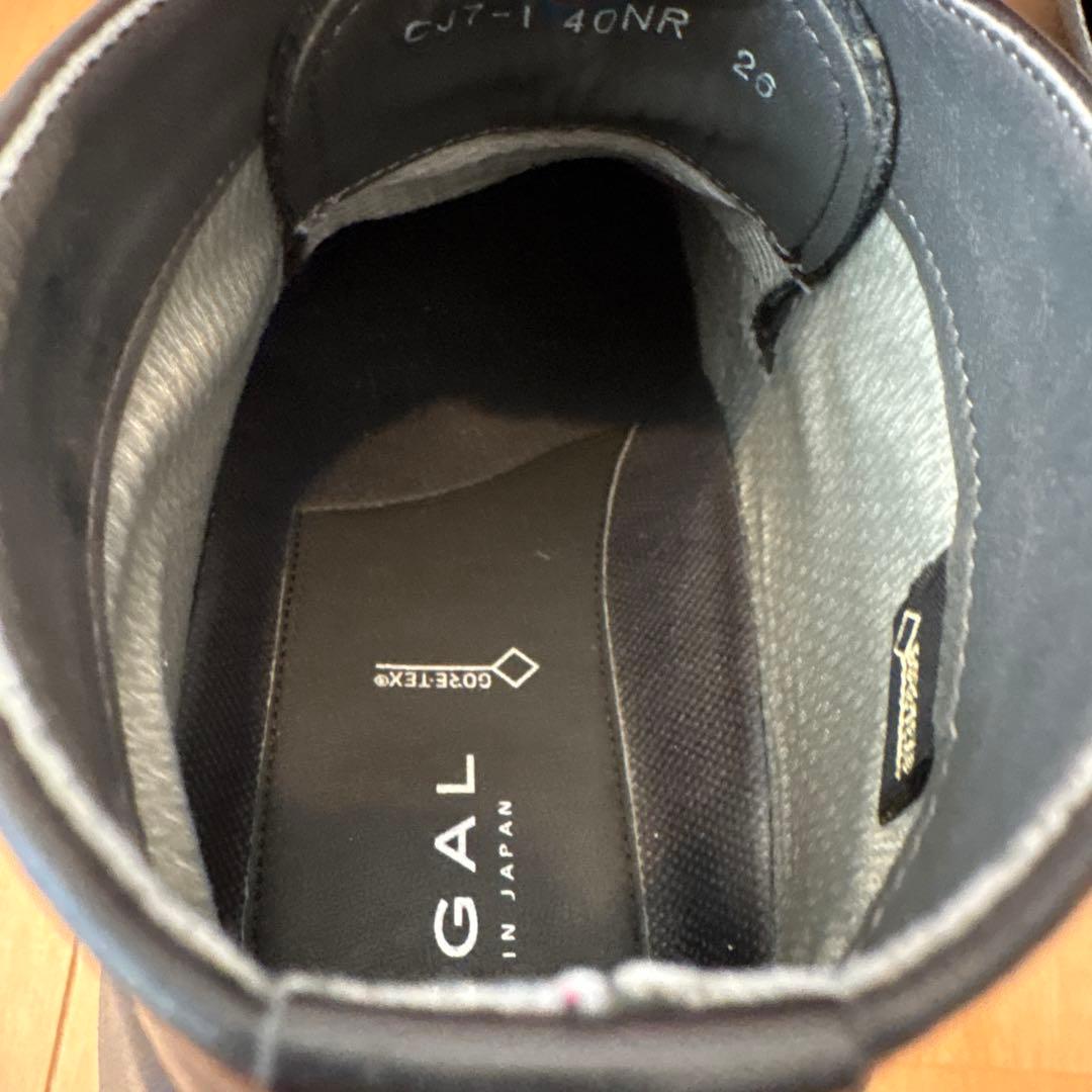 [美品]REGAL　メンズGORE-TEX　チャッカーブーツ(ブラック)