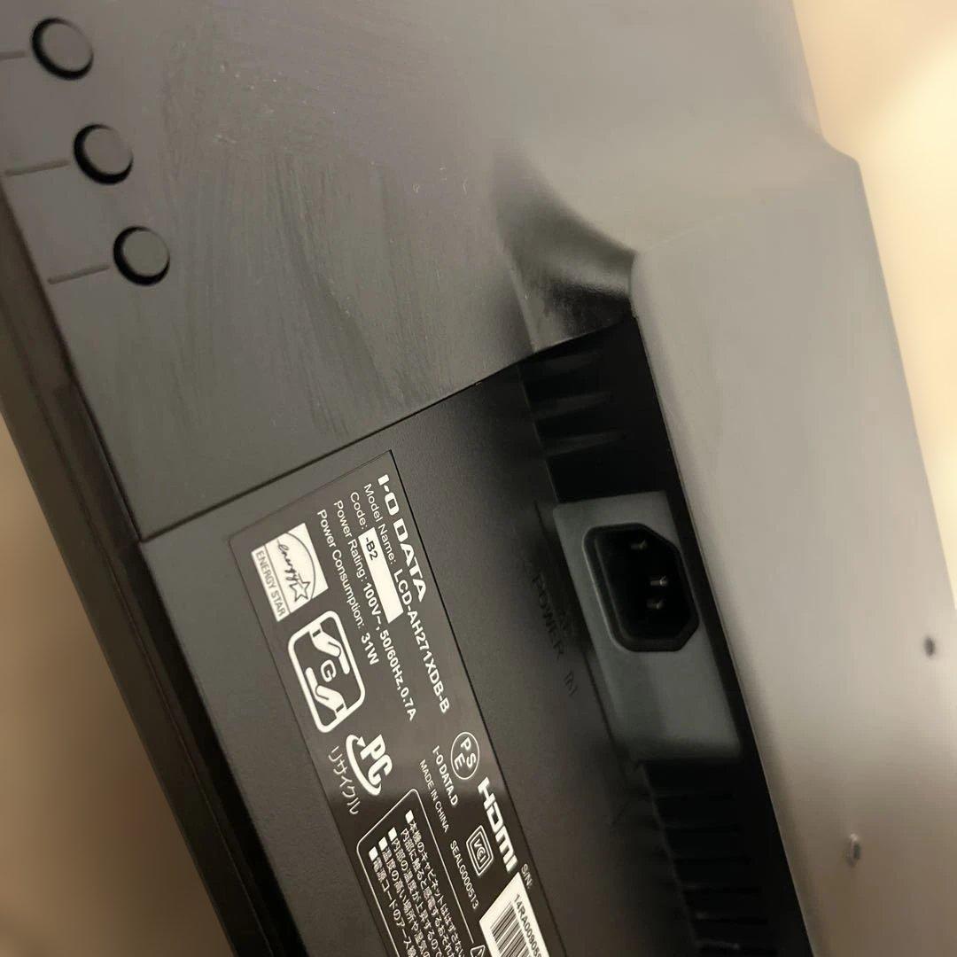 【美品】I O DATA 27型ワイド液晶ディスプレイ