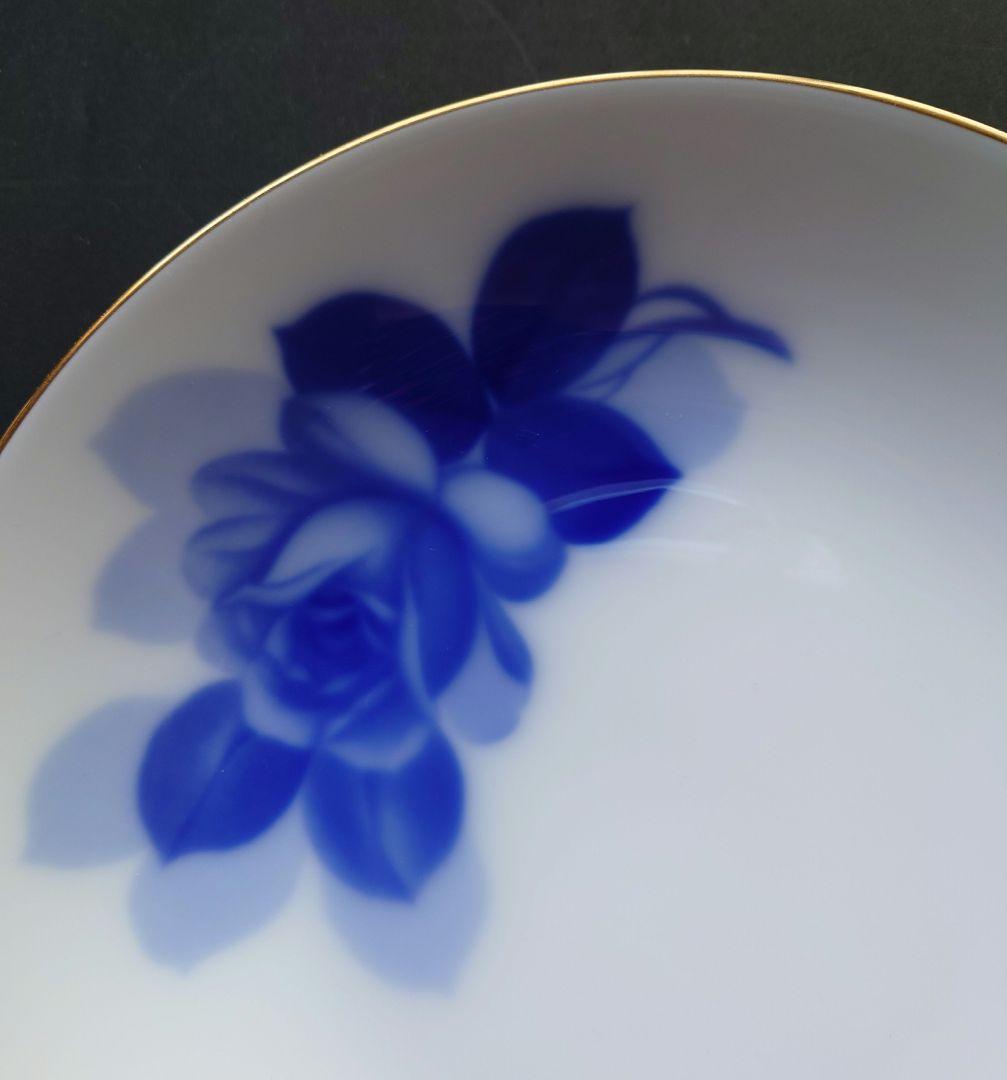 大倉陶園　ブルーローズ　20cm スープ皿　深中皿　金彩　定価8250円×3枚