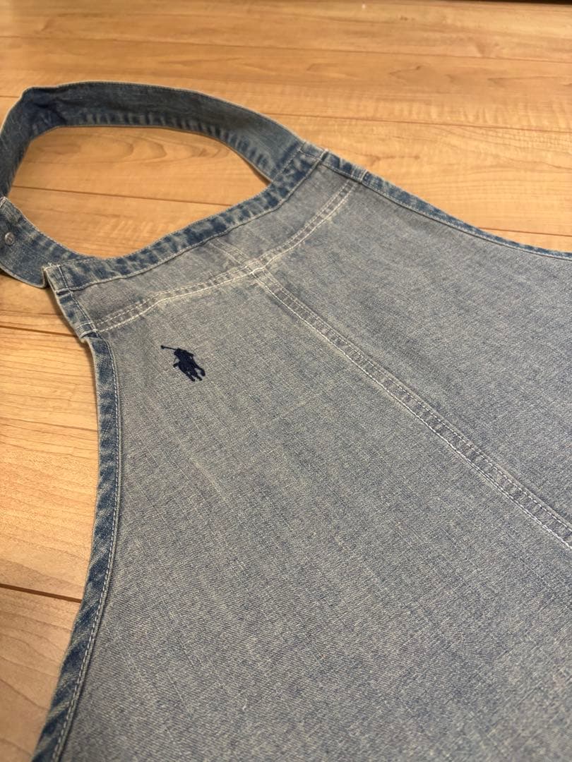 ■美品未使用品■ Ralph Lauren ラルフローレン デニム エプロン