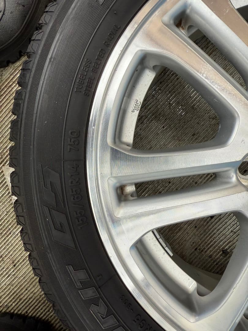 ホンダ純正ホイール　14インチ スタッドレス　155/65R14 19年製