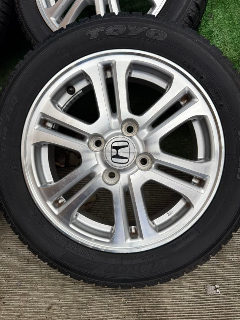 ホンダ純正ホイール　14インチ スタッドレス　155/65R14 19年製