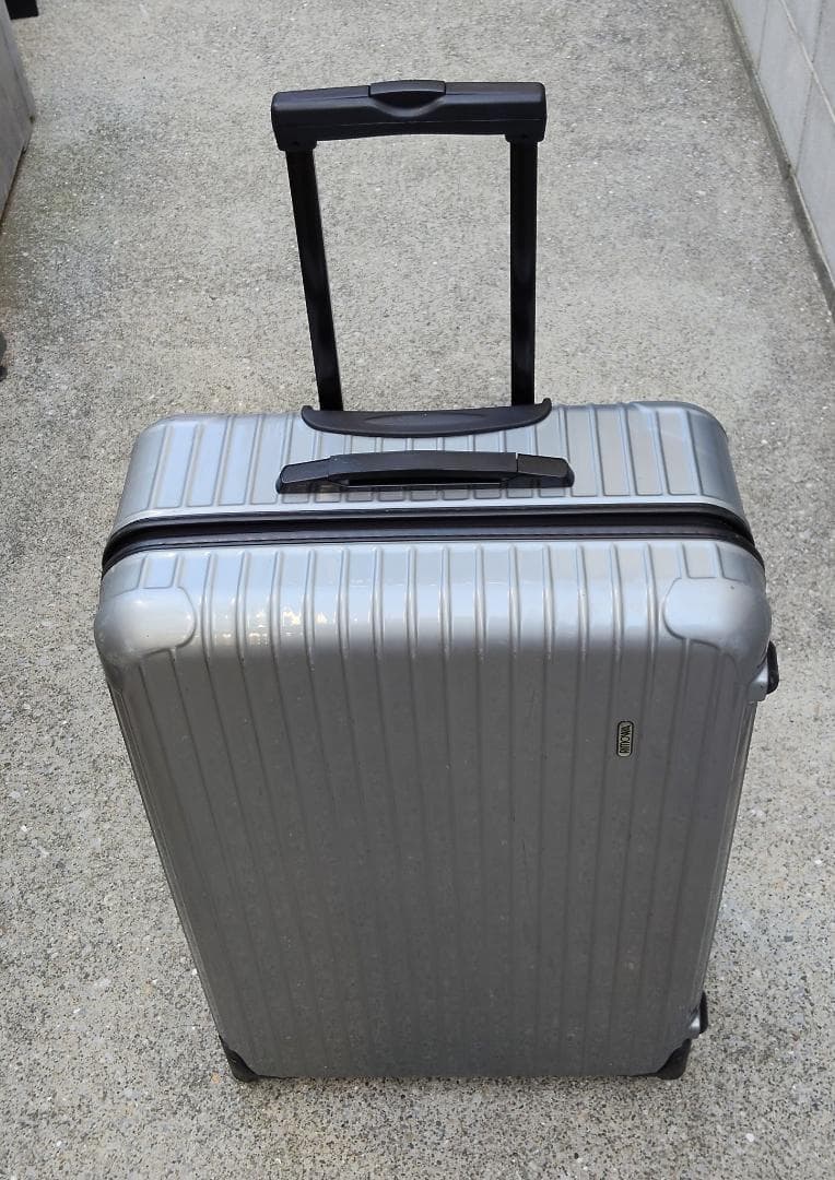 【廃盤・希少】RIMOWA サルサ 82L ２輪 シルバー 856.70　軽量