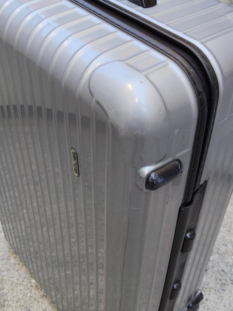 【廃盤・希少】RIMOWA サルサ 82L ２輪 シルバー 856.70　軽量