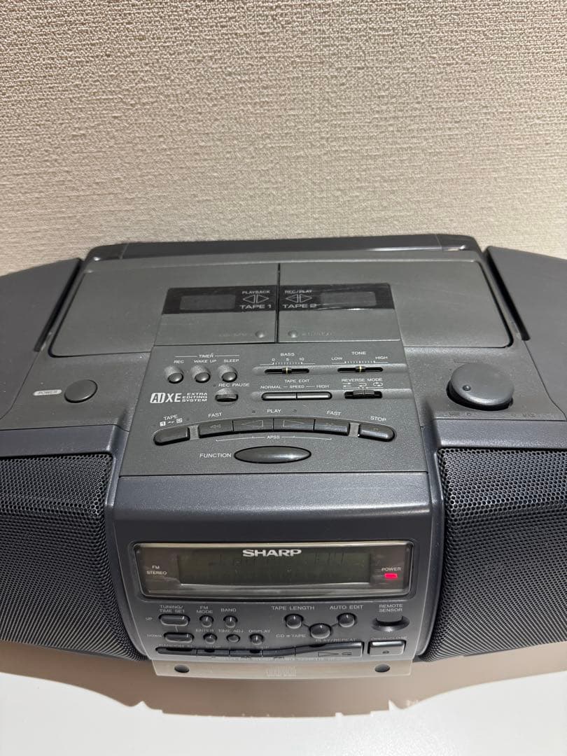 SHARP シャープ QT-C700 CDラジカセ 個人メンテナンス品
