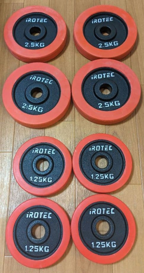 【美品・引取限定】IROTEC アイロテックダンベル＆ベンチプレス70kgセット