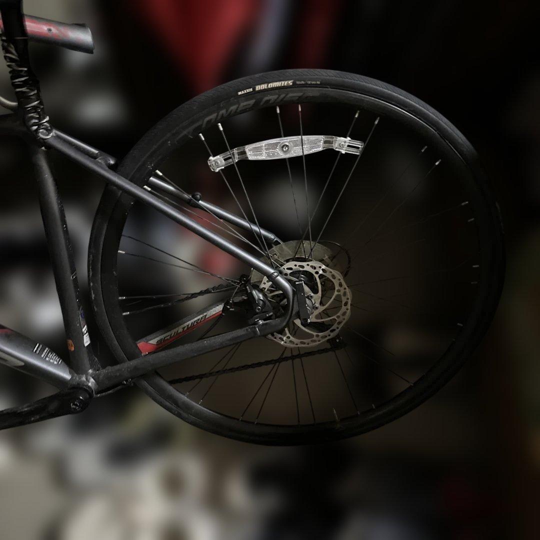 MERIDA ロードバイクフレーム ブラック/レッド　発送不可。引き取り限定。