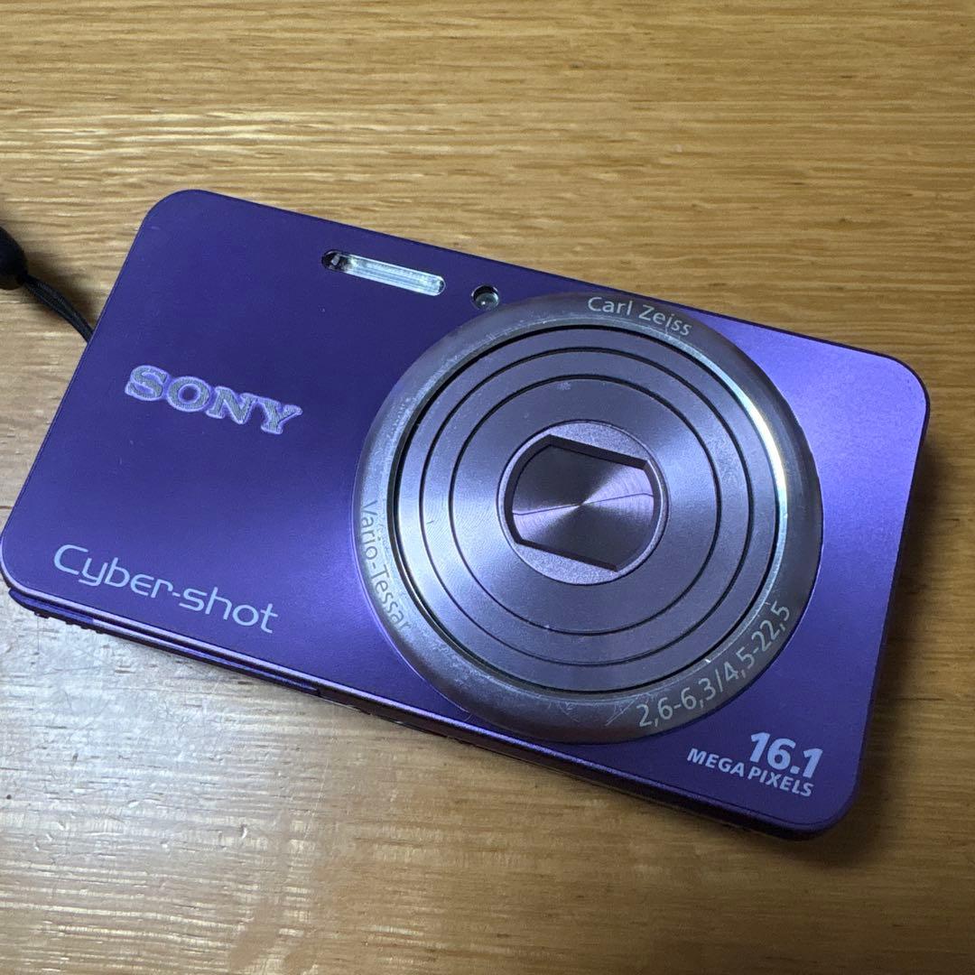 箱付き！SONYソニーCyber-shot DSC-W570 バイオレット　紫