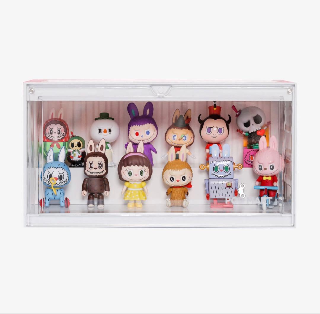 popmart コンテナボックス　ライト付き　白　2個