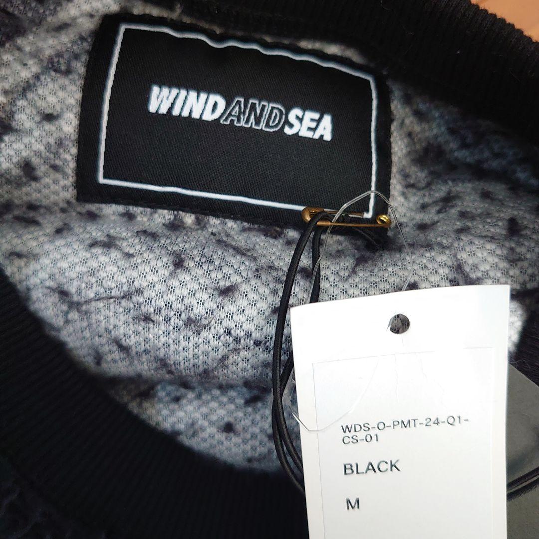 wind and sea SEA フリース スウェット 黒 ブラック　M