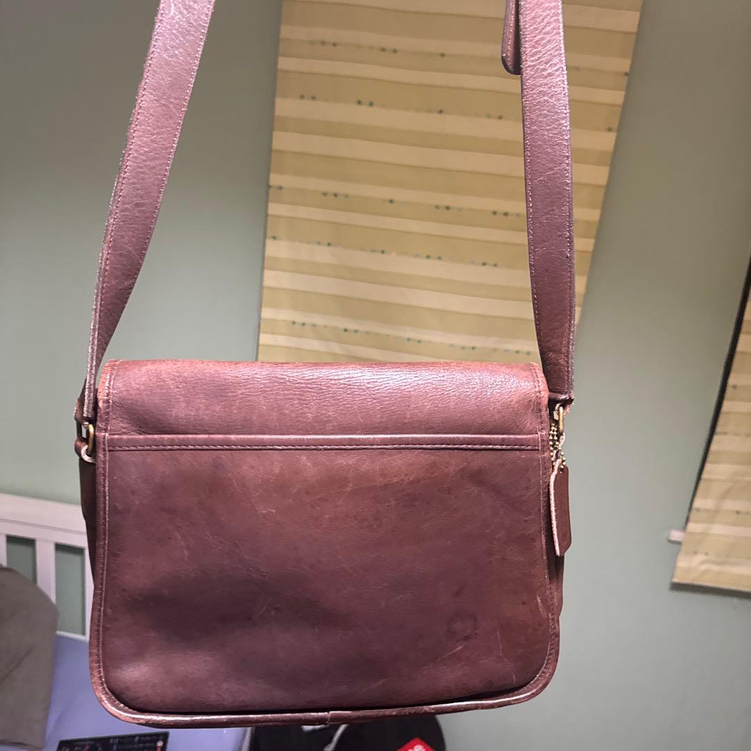 オールドcoach ショルダーバッグ　本革